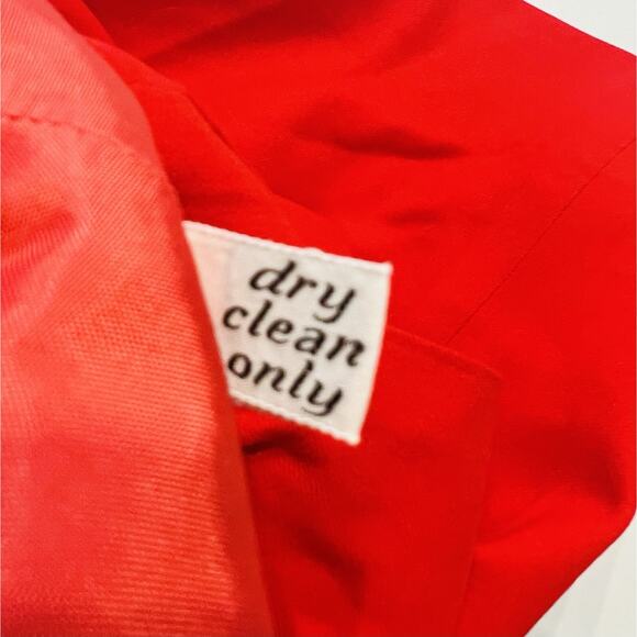 Vintage Pendleton Red Wool A-Line Pencil Skirt Lined Pockets (A0128) Waist 24” - Picture 4 of 4